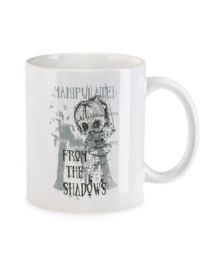 Manipulated From The Shadows Kaffeetasse Puppet Marionette Horror Theatre Puppe