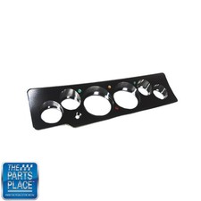70-72 Chevelle El Camino Monte Carlo Ss Billet Aluminum Dash Insert - Black Pc