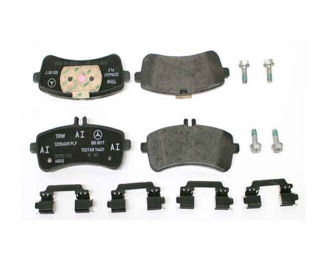 Genuine Mercedes Rear Disc Brake Pad Set – W205 C63 AMG S, W222 C217 S63 S65 AMG – 0004203700