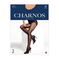 Charnos 24/7 - 20 Denier Matt Tights 2 Pair Pack Sizes S-XL