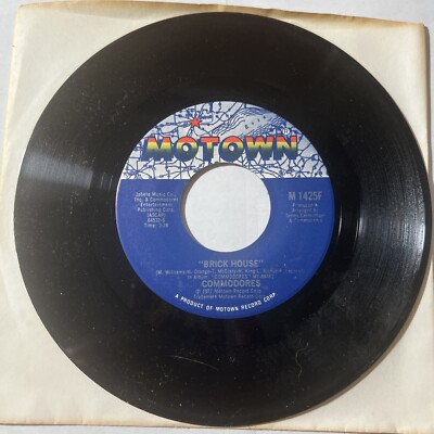 RARE 45 RPM RECORD: Commodores - Brick House/ Captain Quick Draw MOTOWN (FH)