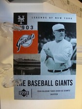 2001 Upper Deck Legends of New York   #43 John McGraw BG 1903 (83210)