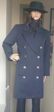 Yves Saint Laurent Rive Gauche Vintage Women's Long Black Blazer, Size Fr 38, Uk