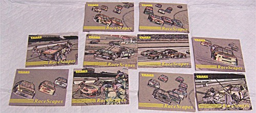 1995 Traks Race Scapes 10 Card Set. - Picture 2 of 3