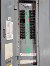 Square D NQOD Panel With Breakers 225 amp 208Y/120  Volt 3 Phase 4 wire 200 A 
