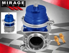 Jdm 50mm Vband Flange External Mounted Turbo Charger Waste Gate Kit Blue