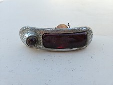 1940 Buick Tail Light Glass Lens Rough Chrome Special Century 1940 Buick Tail Light Glass Lens Rough Chrome Special Century