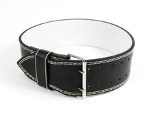 Trainingsgürtel Massiv Schwarz L 77-97 Premium Leder SLAVIKOSWAY Training