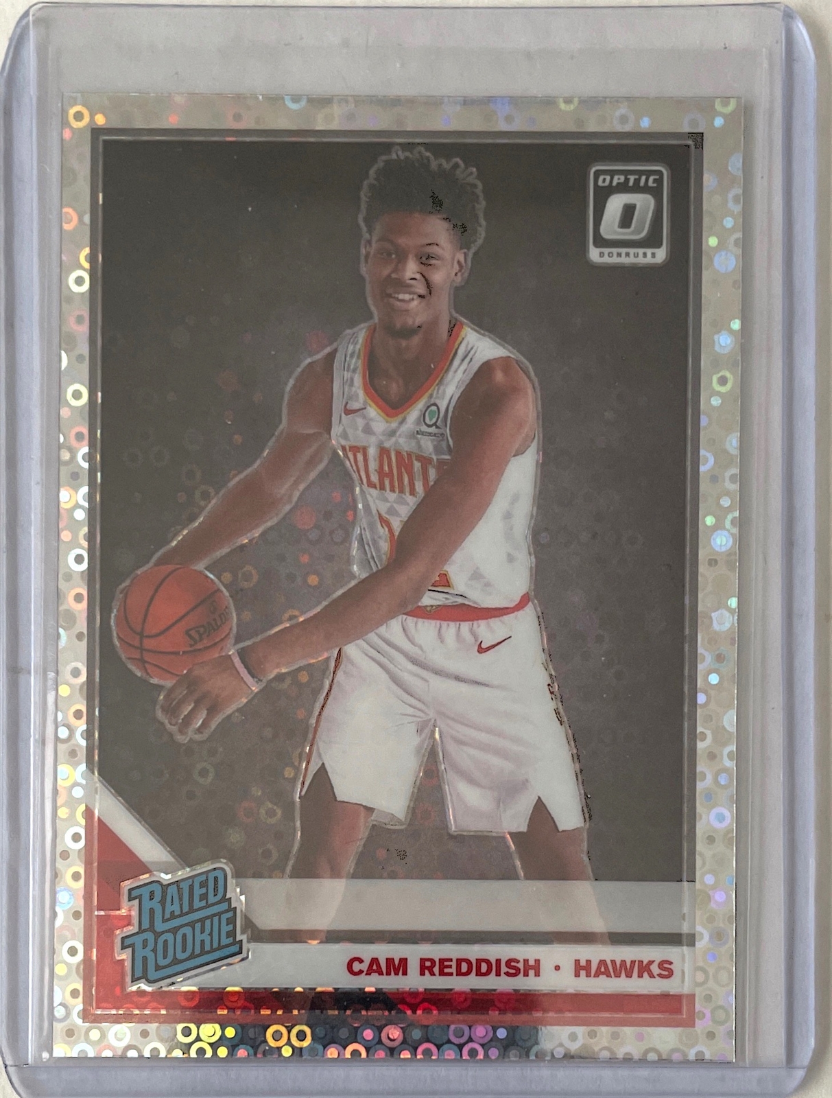 CAM REDDISH 2019-20 DONRUSS OPTIC RATED ROOKIE DISCO SILVER PRIZM ROOKIE RC #170