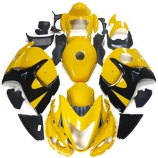 Black Yellow Fairings for Suzuki Hayabusa GSXR1300 2008 - 2020 ABS Bodywork Cowl