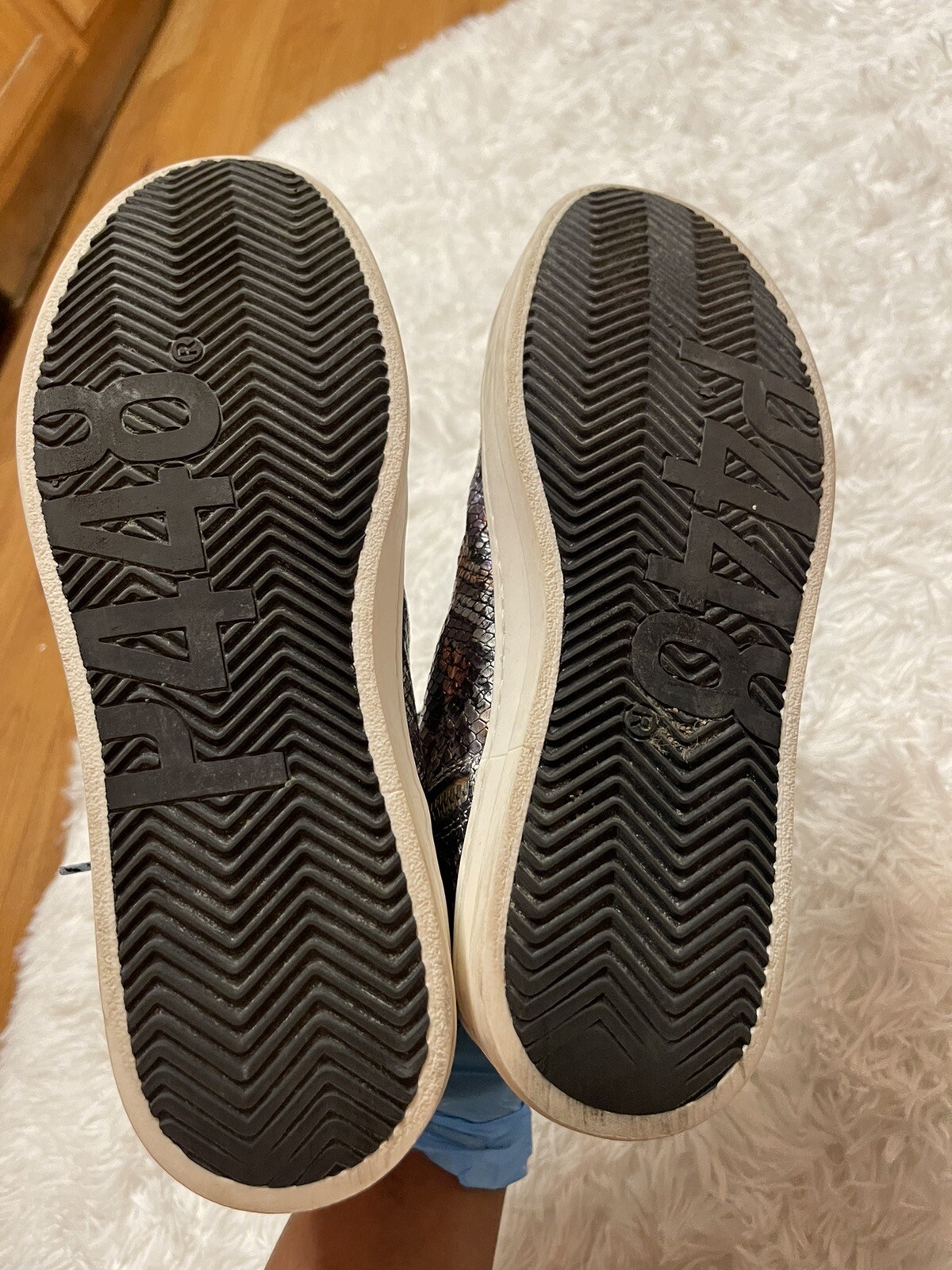 P448 Python Metallic Leather High Top Sneakers - image 20