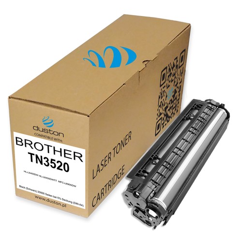 Toner noir compatible avec Brother ¬†HL-L6400DW HL-L64 - 3x TN3520, TN-3520 - Zdjęcie 2 z 6