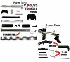 Cross Armory Upper Parts & Lower Parts Kit for GEN 3 Glock 17 