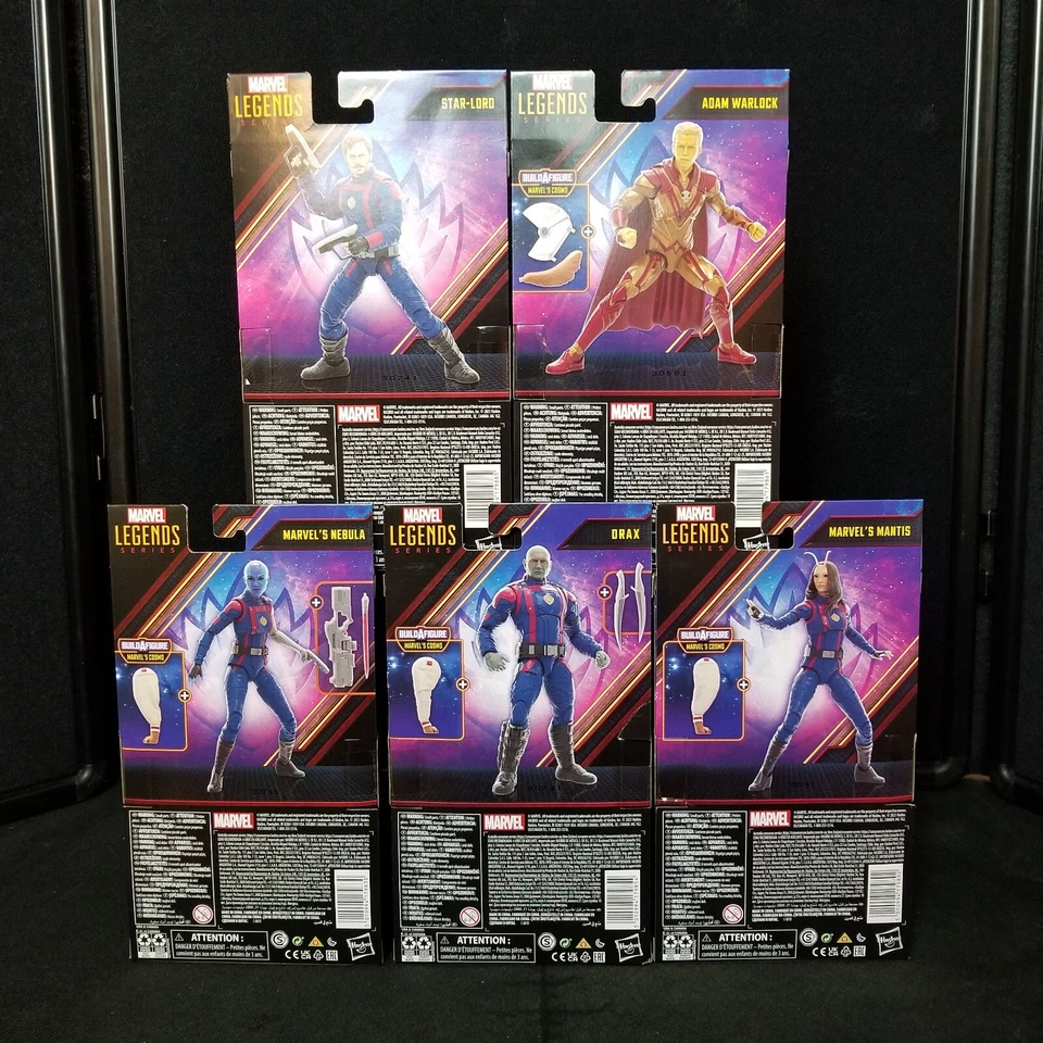 2023 Hasbro Marvel Legends Guardians of the Galaxy 5 Lot Cosmo BAF READ  - Image 2 of 4