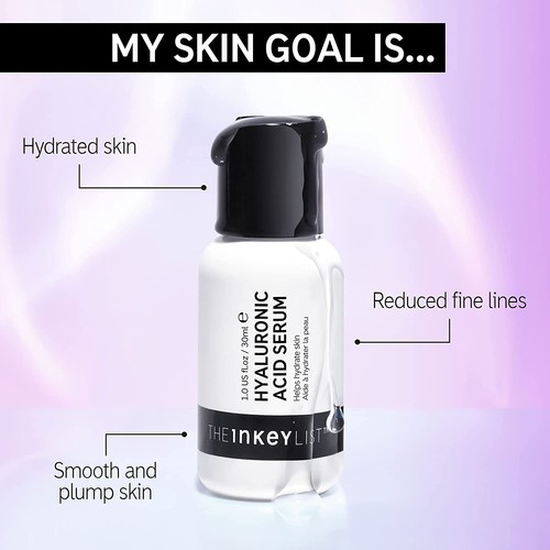 The INKEY List 2% Ácido Hialurónico Hidratante Suero Relleno Suave para la Piel 30 ml NUEVO - Imagen 6 de 9