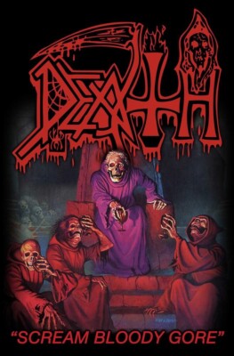Death 'Scream Bloody Gore' Printed Flag - NEW OFFICIAL textile poster