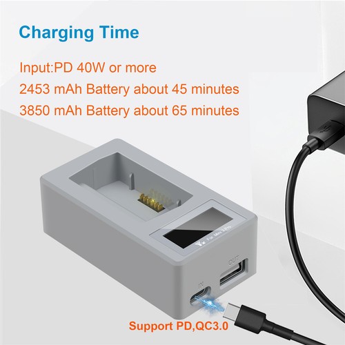 Chargeur Portable Pour Drone DJI Yx - Chargeur De Batterie Portable Mavic Air 2 4 E... - Grandado écran LED Surveillance Charge
