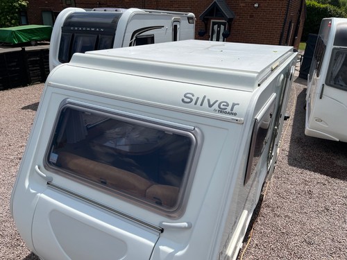 2008 trigano silver 310 vgc 2 berth pop top caravan awning+extras small & light - Picture 8 of 17