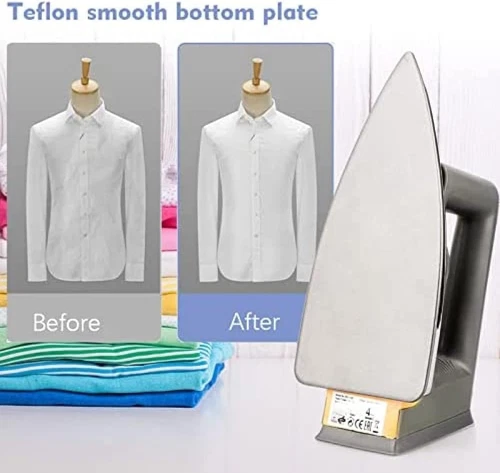 Classic 1600W Dry Iron with Stainless Steel Soleplate & Auto-Off Feature