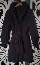 Damen Daunenjacke lang grau Sisley Gr. L