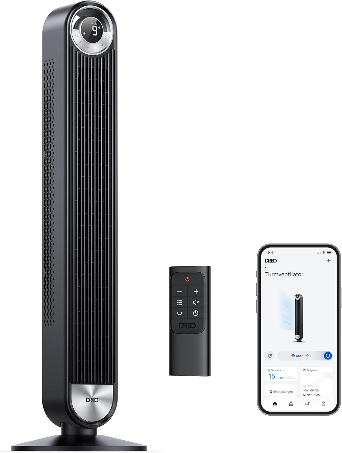 Dreo 25dB Smart Leiser Turmventilator mit Kühlung 106 см WiFi Alexa башенный вентилятор
