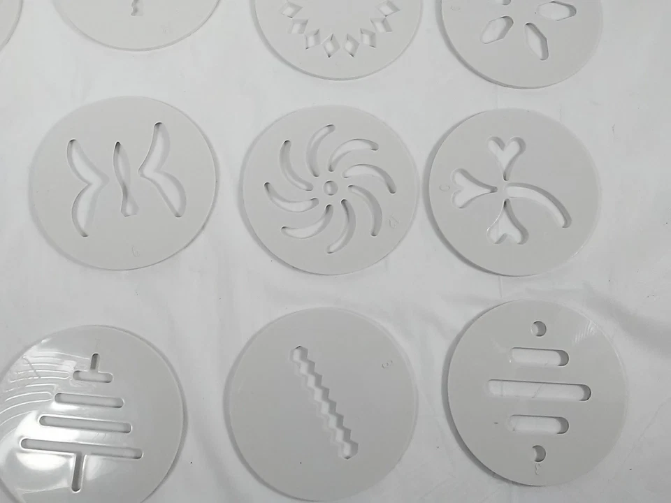 16 placas extrusoras de galletas de plástico  Foto 3 de 4