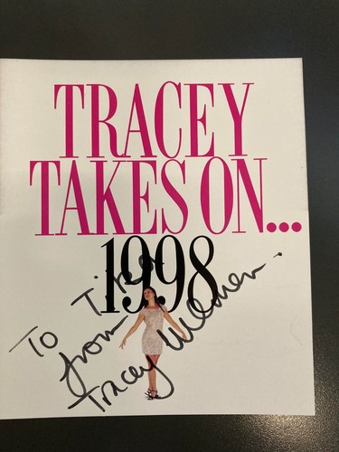 Tracey Ullman autographed signed Takes On 1998 promo calendar HBO Home Video - 第 1/3 張圖片