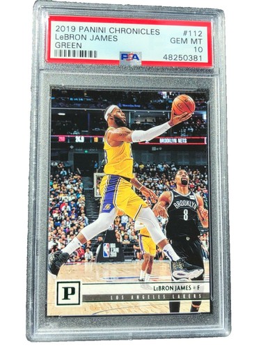 lebron james rookie card graded 10 2003 Sports Illustrated for Kids LeBron James Rookie Card  WCG 10 Gem
