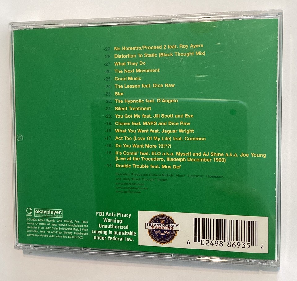 Home Grown: Guide to Understanding the Roots 1 by The Roots (CD, 2005 ...