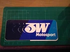 VINTAGE STICKER ADHESIVE 3W 3W MOTORCYCLESPORT