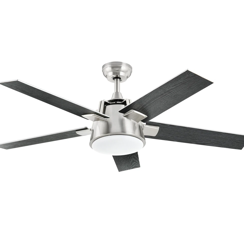 52" Modern Ceiling Fan Light Dimmable LED 3-Color Memory Function for Bedroom - Image 3 of 4