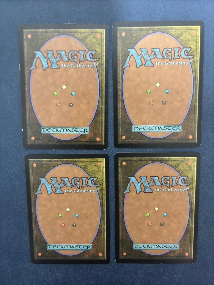 MTG 4X JAPANESE ODYSSEY DESERTED TEMPLE MAGIC THE GATHERING RARE LAND CARD - Image 2 of 4