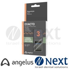 Dental Angelus EXACTO Fiber Glass fiber conical post Size 3    5 pcs