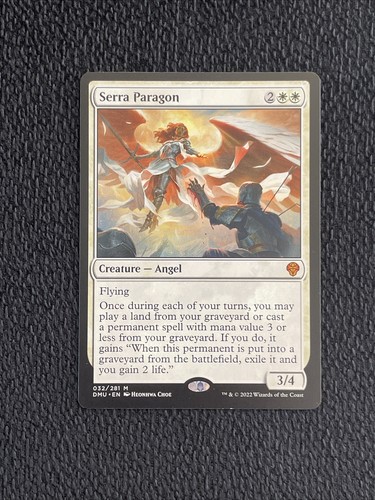 MTG Magic the Gathering Serra Paragon (32/552) Dominaria United NM