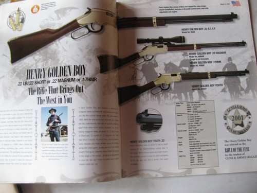 2013 HENRY REPEATING ARMS FIREARMS RIFLE CATALOG BROCHURE 47 PGS BAYONNE NJ - Picture 7 of 12