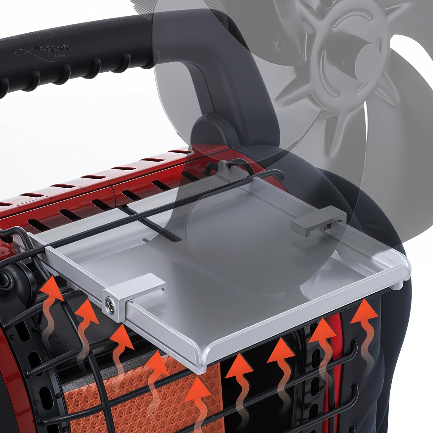 Wood Stove Fan Bracket for Mr Heater Buddy, Multi-Purpose Mr Heater Holder for F