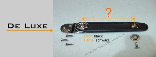 Belley holder, bellows straps, accordion bellows spare parts accordion bellows straps, black - Picture 17 of 19