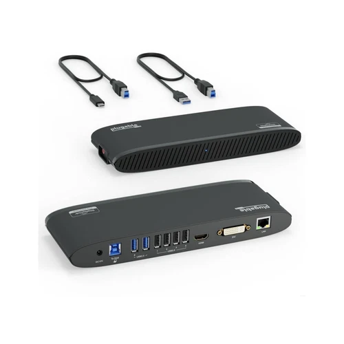 Plugable USB 3.0 Laptop Docking Station Dual Monitor HDMI and DVI/HDMI/VGA