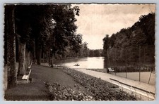 Vintage RPPC Tennis Courts Lake Forges-les-Eaux Normandy France 1954 Real Photo