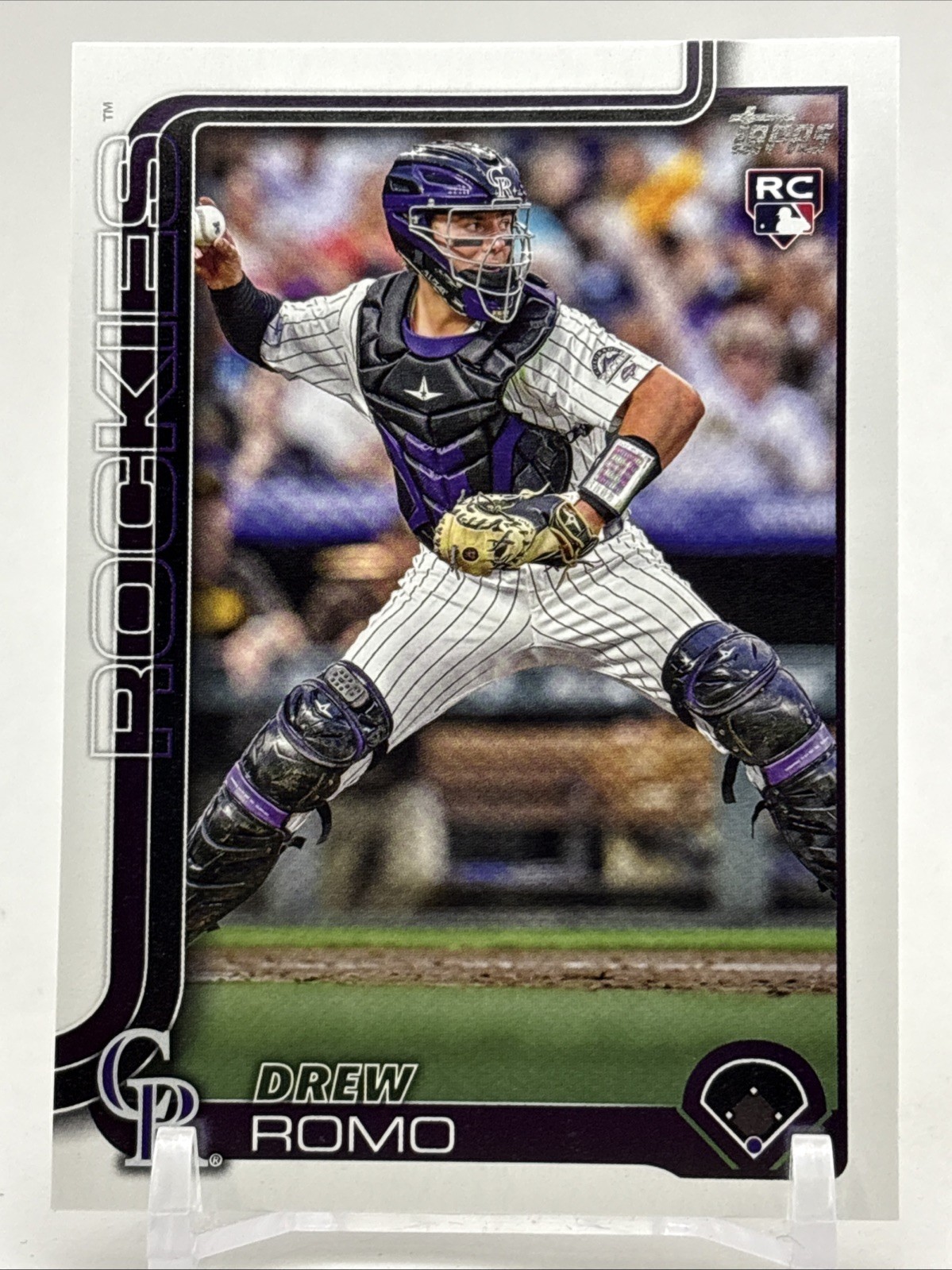 2025 Topps Series 1 [RC] #296 Drew Romo Colorado Rockies