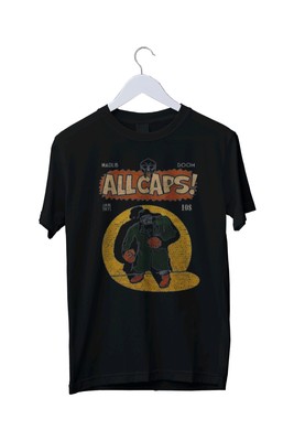 All Caps - MF DOOM Graphic Herren Unisex T-Shirt S M L XL 2 3 4 XL