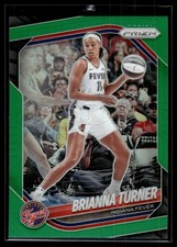 Brianna Turner 2025 Panini Prizm WNBA Green Prizm Card #105