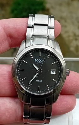 BOCCIA QUARTZ 3548-04 TITANIUM 10BAR MEN'S 40MM