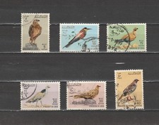 LIBIA. UCCELLINI, FIORI, MOSCHEE, FIERA. SET COMPLETI USATI E COME NUOVI. Ottime condizioni.