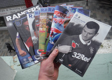 last listing RANGERS FC MIXED PROGRAMMES BUNDLE