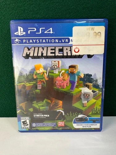 Minecraft Starter Pack (Virtual Reality Compatible) - Sony Playstation 4 Tested