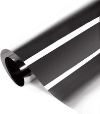 One Way Privacy Window Film, Mirror Reflective Glass Tint Non-Adhesive Static...