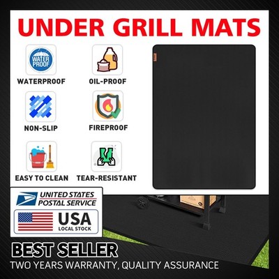 Fire Oil Retardant Pad For Under Outdoor Grill Fireproof & Oil proof 52''x76''