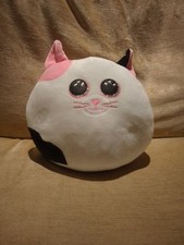 Ty Muffin Small Cat With Pink Ears & Black Spot