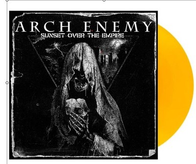 ARCH ENEMY SUNSET OVER EMPIRE LIMITED ORANGE 7'' VINYL 185/500 OOP   US Seller